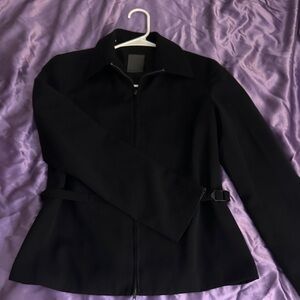 Elegant Black Women's Suit Jacket